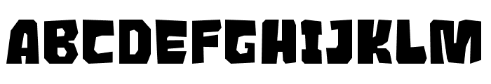 Megalith-Regular Font UPPERCASE