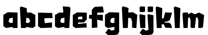 Megalith-Regular Font LOWERCASE