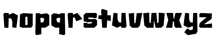 Megalith-Regular Font LOWERCASE