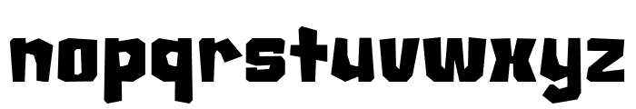 Megalith Font LOWERCASE