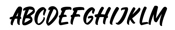 Megaloman Font LOWERCASE