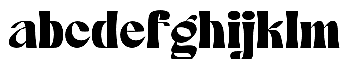 Megalot-Regular Font LOWERCASE