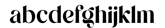MeganDisplay-Regular Font LOWERCASE