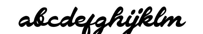 Megania Font LOWERCASE