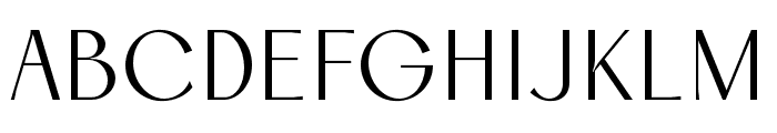 Meganoli Sans Regular Font UPPERCASE