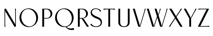 Meganoli Sans Regular Font UPPERCASE