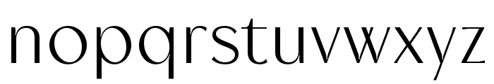 Meganoli Sans Regular Font LOWERCASE