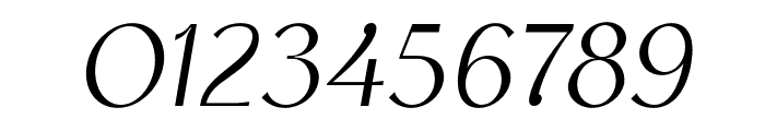 Meganoli Sans Slant Regular Font OTHER CHARS