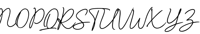 Meganoli Script Regular Font UPPERCASE