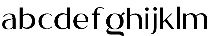 Megante Font LOWERCASE