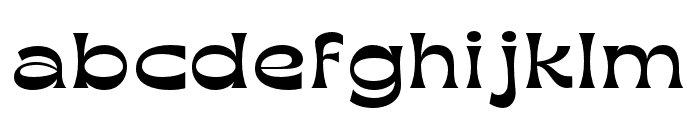 Megar Font LOWERCASE