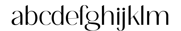 Megarin Font LOWERCASE