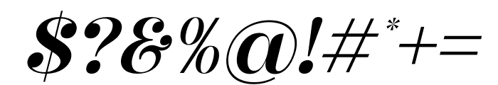 Megasta Signateria Serif Italic Font OTHER CHARS