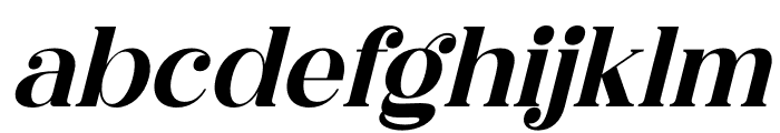 Megasta Signateria Serif Italic Font LOWERCASE