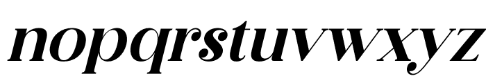 Megasta Signateria Serif Italic Font LOWERCASE