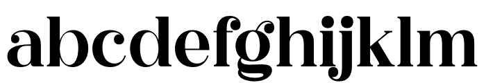 Megasta Signateria Serif Font LOWERCASE