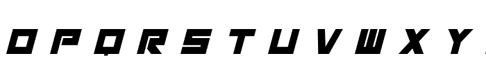 Megatech Alt Bold Italic Font UPPERCASE