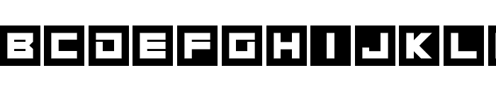 Megatech Font LOWERCASE