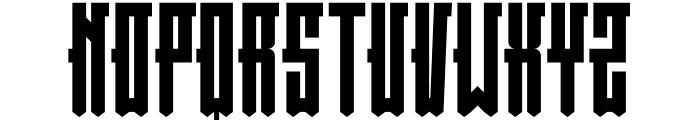 Megaword Font LOWERCASE
