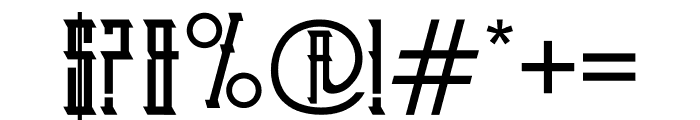 Megazink Font Font OTHER CHARS