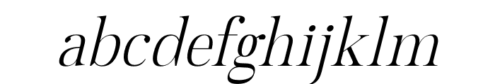 Megdira Italic Font LOWERCASE