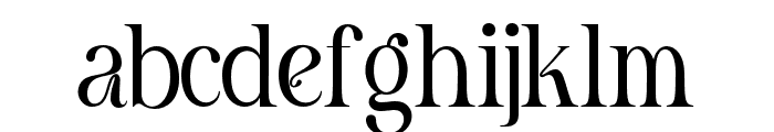 Meghan-Regular Font LOWERCASE