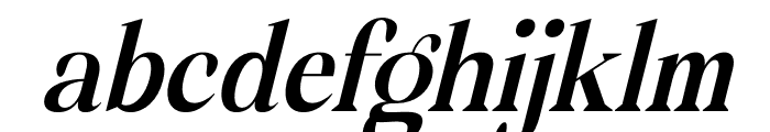 Megihari Italic Font LOWERCASE