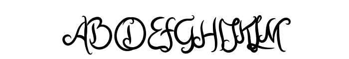 Megilan-Regular Font UPPERCASE