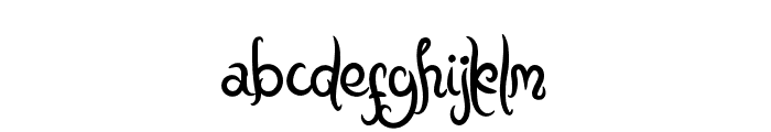 Megilan-Regular Font LOWERCASE