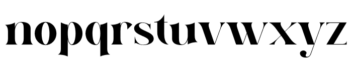 Megist Font LOWERCASE