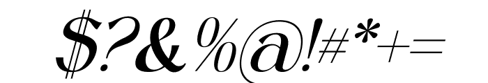 Megitran Carolinesh Serif Italic Font OTHER CHARS