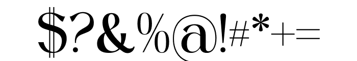 Megitran Carolinesh Serif Font OTHER CHARS