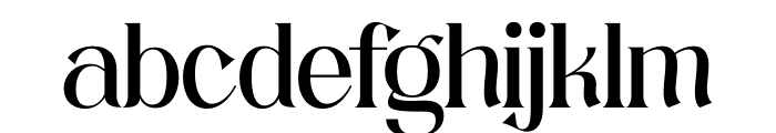 Megitran Carolinesh Serif Font LOWERCASE