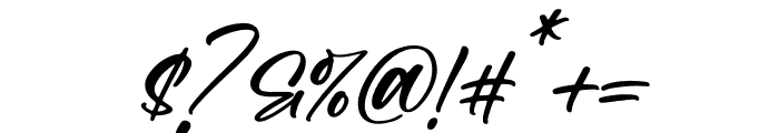 Meglaryna Italic Font OTHER CHARS