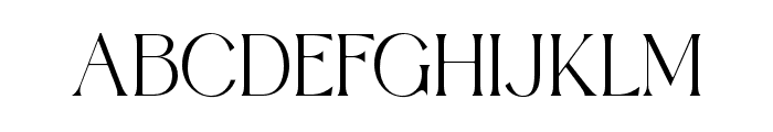 Megllen-Regular Font UPPERCASE