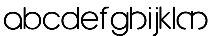 Megon Light Font LOWERCASE