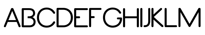 Megon Regular Font UPPERCASE