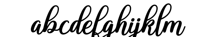 Meighan Font LOWERCASE