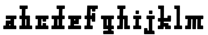 Meilin-Regular Font LOWERCASE