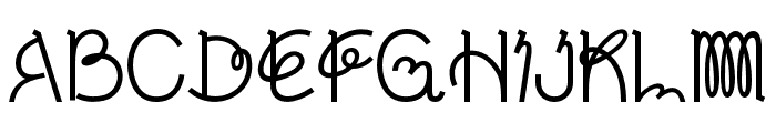 Meirah-Regular Font UPPERCASE
