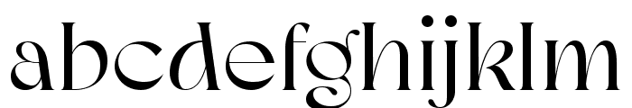 Meisha Nagita Regular Font LOWERCASE