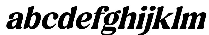 Meizzaluna-Italic Font LOWERCASE