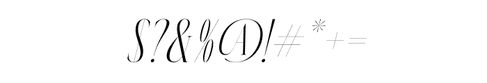 Meksron Italic Font OTHER CHARS