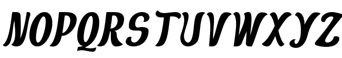 Melagolia Italic Font UPPERCASE