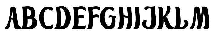 Melagolia Regular Font UPPERCASE