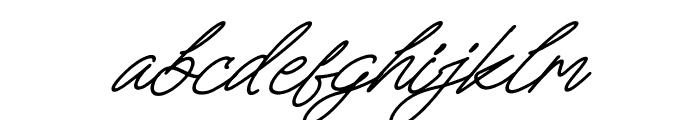 Melankoly Asteria Italic Font LOWERCASE