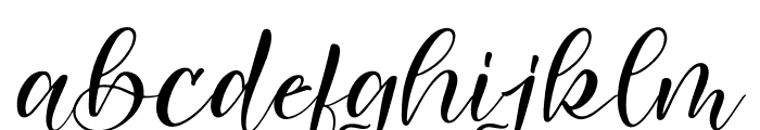 Melanti Santika Italic Font LOWERCASE