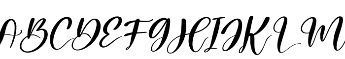 Melantic Beauty Italic Font UPPERCASE
