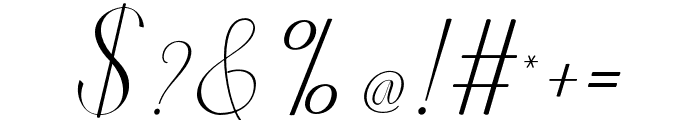Melany-Regular Font OTHER CHARS