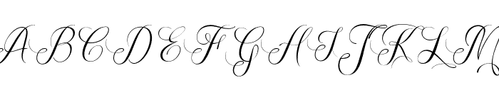 Melany-Regular Font UPPERCASE